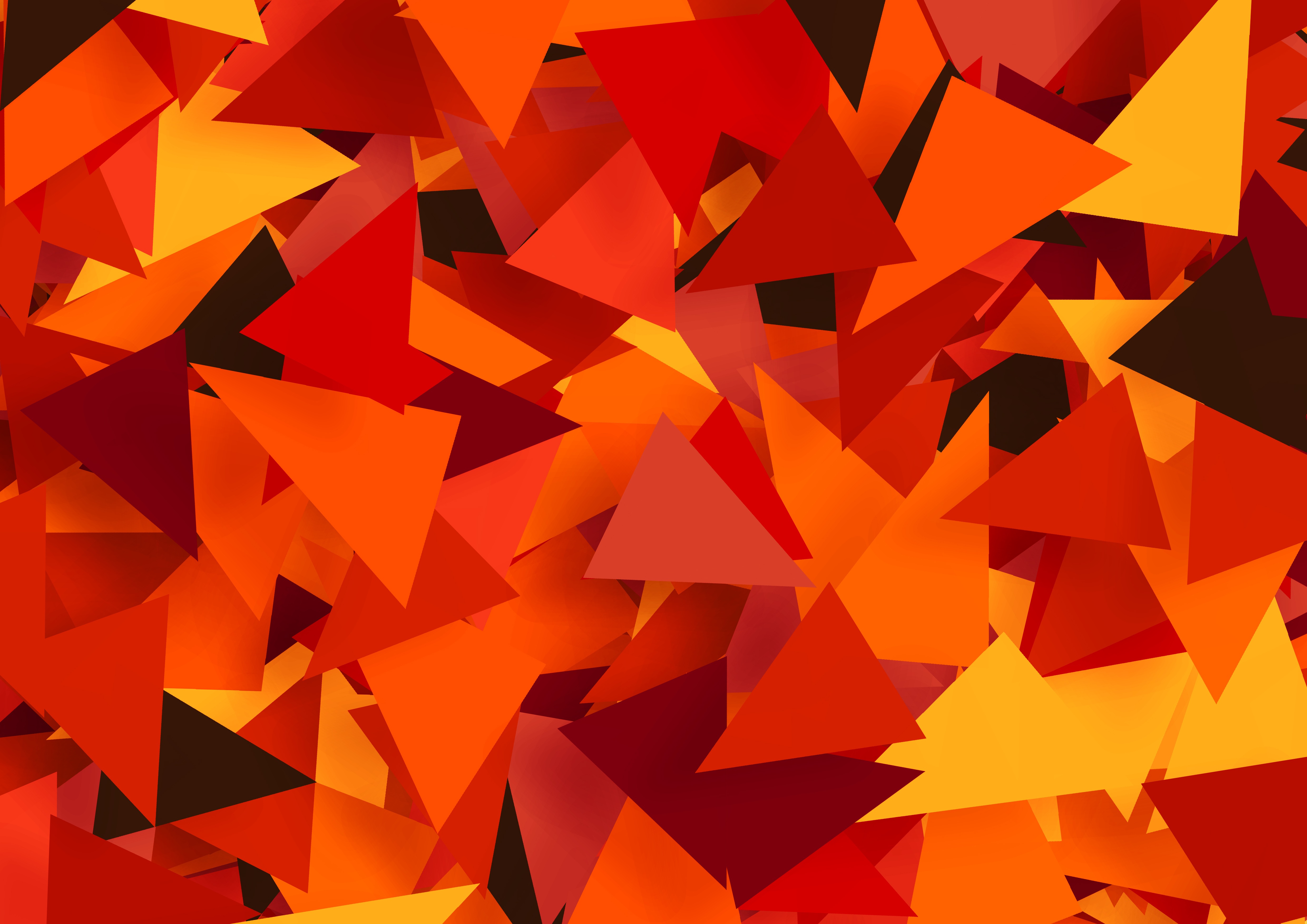 Оранжевые геометрические фигуры