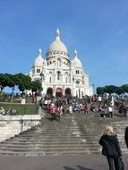 Basilica of the Sacred Heart, france, paris, montmartre