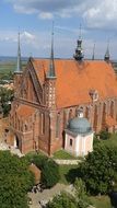 view of the castle in poland