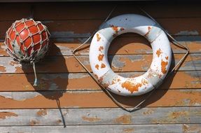 Buoy on the seaside