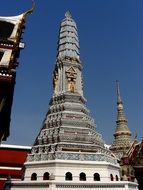 building of the royal palace at blue sky background in Bangkok