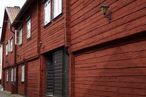 wooden houses in Sweden