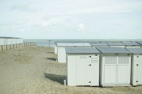 sand dune white house in belgium