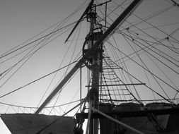 sailboat against the sky