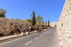 Walls in the Old City of Jerusalem