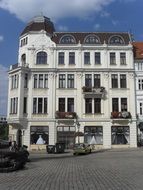 white building in teplice