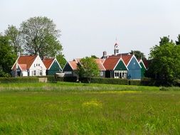 landscape of schokland village town