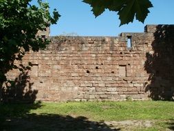 Brick wall of Stiftskirche