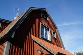 urban wooden house in Sweden