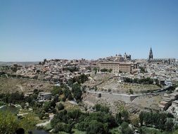 panoramic view of the city in Spain