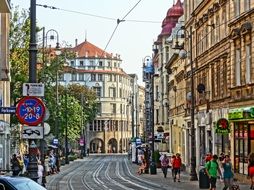 gdansk street urban bydgoszcz city