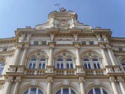 palace facade in teplice