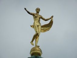 golden statue in Berlin, Germany