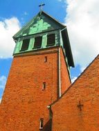 brick tower in hamburg