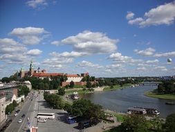 Krakow city view