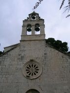 church bell tower in Croatia