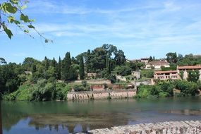 village center panorama france