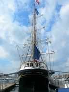 sailboat in the port of Marseille