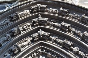 Gothic church in bordeaux