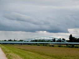 Bridge under the clouds