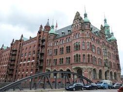 historic red building in Hamburg