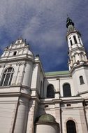 religious White Church in Warsaw, Poland