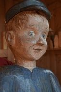 wooden toy of character Emil of Loumlnneberga by Astrid Lindgren