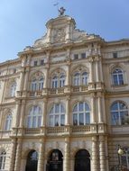 old building facade in teplice