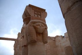 photo of entrance of the ancient temple of hatshepsut