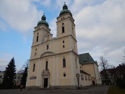 Church in pile