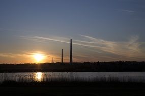 sunset city