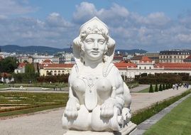 monument of a woman in the park