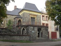 historic hrad in teplice