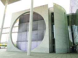 modern building on berlin
