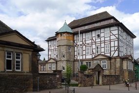 old town of Hoxter, Germany