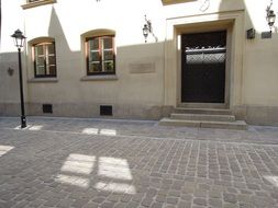 street in the old town of Krakow