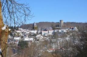 View of the castle in the Altweilnau