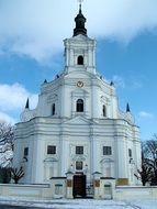 white church in poland