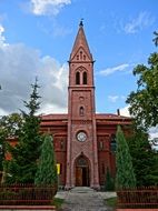 view of the church of St. john the evangelist in poland