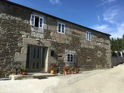 stone house and cottage