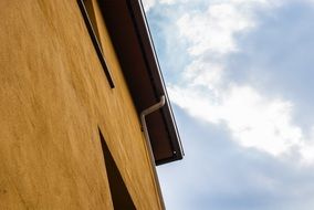 side facade of the building