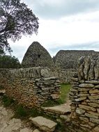 Natural stone structures