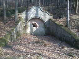 closed mine monument