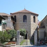 Church in the old town in Grado,Italy