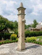 memorial in a park in lower austria