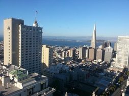 view of San Francisco from height