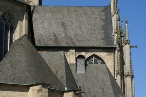 details of willibrordi dom in wesel