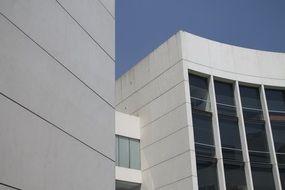 White building of the Senate in Mexico City