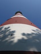 striped lighthouse in Ameland