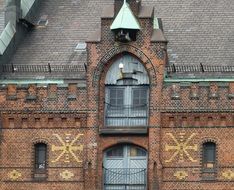 hanseatic in the old town of hamburg city